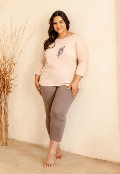 Piżama Jane 3289 Brzoskwiniowa Brzoskwinia XXL Taro Piżama Jane 3289 Brzoskwiniowa Brzoskwinia XXL Taro