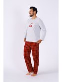 Piżama 1473 Szary Melanż XL M-Max