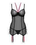 Gorset Glandez Czarny XS/S Obsessive Gorset Glandez Czarny XS/S Obsessive