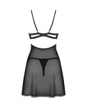 Koszula Nutris Babydoll Czarny M/L Obsessive Koszula Nutris Babydoll Czarny M/L Obsessive