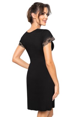 Koszula nocna Hana Black Czarny L Donna