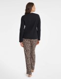 Piżama Gino 40935-99X Czarna Czarny XL Henderson Ladies