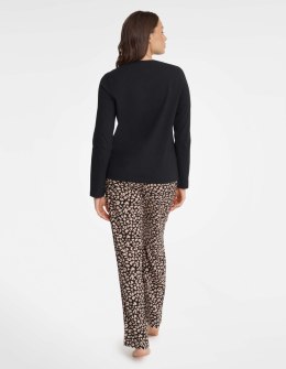 Piżama Gino 40935-99X Czarna Czarny XL Henderson Ladies