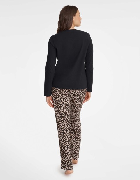 Piżama Gino 40935-99X Czarna Czarny XL Henderson Ladies Piżama Gino 40935-99X Czarna Czarny XL Henderson Ladies