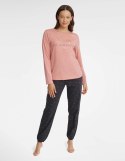 Piżama Glam 40936-39X Różowo-Szary Różowo-Szary XL Henderson Ladies Piżama Glam 40936-39X Różowo-Szary Różowo-Szary XL Henderson Ladies