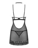 Koszulka Donarella Chemise + stringi Czarny XS/S Obsessive Koszulka Donarella Chemise + stringi Czarny XS/S Obsessive