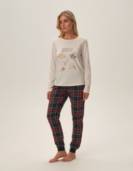 Piżama Florencia 41902-80X Beżowa Beżowy XL Henderson Ladies