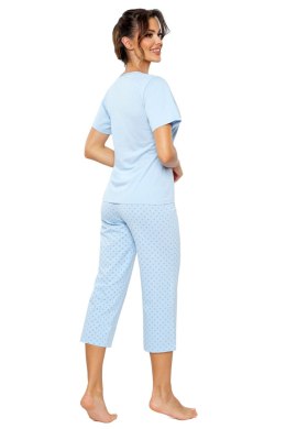 Piżama SKY 3/4 Niebieski L Donna