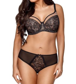 Biustonosz Crystal Soft 1396 Czarny Czarny 100D Ava Lingerie