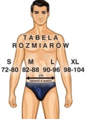 Slipy BR 0208 Czerwony XL Alpha Male