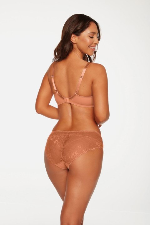 Figi Morelowa Iluzja BM-50-MA-103-MOR-FP1 Morelowy XXL Bella Misteria Figi Morelowa Iluzja BM-50-MA-103-MOR-FP1 Morelowy XXL Bella Misteria