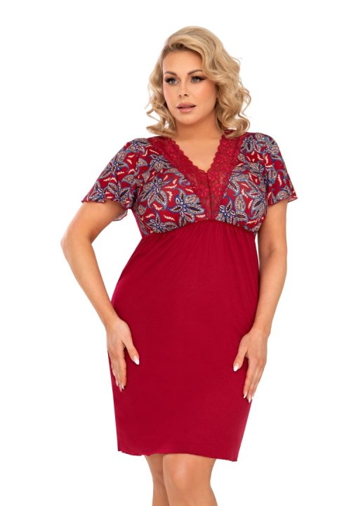 Koszulka Rita Plus Burgund Burgundowy 48 Donna Koszulka Rita Plus Burgund Burgundowy 48 Donna