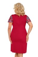 Koszulka Rita Plus Burgund Burgundowy 48 Donna Koszulka Rita Plus Burgund Burgundowy 48 Donna