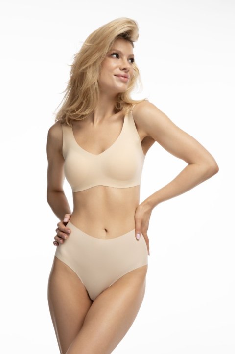 Figi Infinity Maxi Beżowe Beżowy S Julimex Figi Infinity Maxi Beżowe Beżowy S Julimex