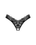 Stringi Donna Dream otwarte Czarny XL/XXL Obsessive Stringi Donna Dream otwarte Czarny XL/XXL Obsessive