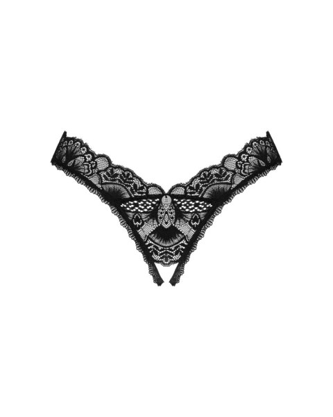 Stringi Donna Dream otwarte Czarny XL/XXL Obsessive Stringi Donna Dream otwarte Czarny XL/XXL Obsessive