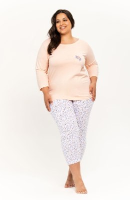 Piżama Ariella 3257 Morelowa Morelowy XXXXL Taro