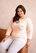Piżama Ariella 3257 Morelowa Morelowy XXXXL Taro Piżama Ariella 3257 Morelowa Morelowy XXXXL Taro