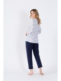Piżama Florence 1511 Antracyt XXL M-Max Piżama Florence 1511 Antracyt XXL M-Max