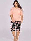 Piżama Margot 3161 Brzoskwiniowy XXXL Taro Piżama Margot 3161 Brzoskwiniowy XXXL Taro