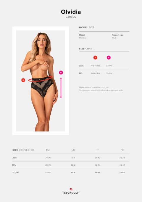 Figi Olvidia Czarny M/L Obsessive Figi Olvidia Czarny M/L Obsessive