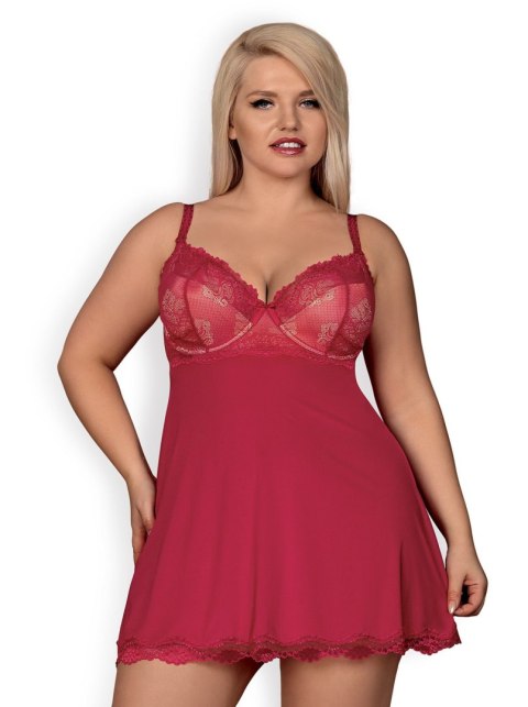 Koszulka Rosalyne Babydoll + stringi GRATIS! Czerwony S/M Obsessive Koszulka Rosalyne Babydoll + stringi GRATIS! Czerwony S/M Obsessive