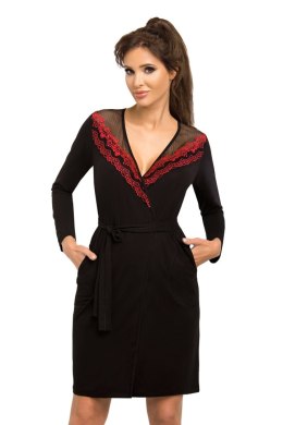 Szlafrok Jasmine Black Czarny S Donna
