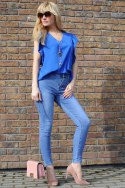 Bluzka Sanola Blue Blue ONE SIZE Merribel Bluzka Sanola Blue Blue ONE SIZE Merribel