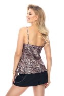 Komplet Yamila I Satin Leopard (Top + shorts) Leopard L Irall Komplet Yamila I Satin Leopard (Top + shorts) Leopard L Irall