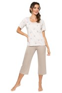 Piżama Sandi 3/4 Beżowy XXL Donna Piżama Sandi 3/4 Beżowy XXL Donna