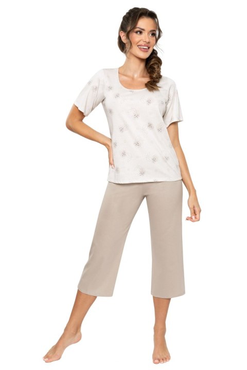 Piżama Sandi 3/4 Beżowy XXL Donna Piżama Sandi 3/4 Beżowy XXL Donna