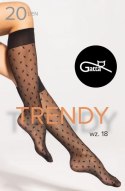 Podkolanówki Trendy Line 18 20 Den Black UNI Gatta