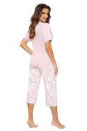 Piżama Rosalia 3/4 Pudrowy Róż XL Donna Piżama Rosalia 3/4 Pudrowy Róż XL Donna