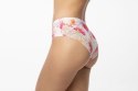 Figi Peony Cheekie Brasil Biały w kwiaty XL Julimex Figi Peony Cheekie Brasil Biały w kwiaty XL Julimex