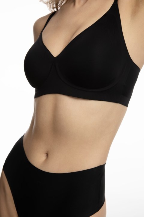 Biustonosz Simple t-shirt Bra Czarny Czarny S Julimex Biustonosz Simple t-shirt Bra Czarny Czarny S Julimex