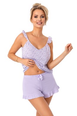 Piżama Fiorella Top Liliowy XXL Donna