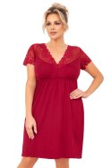 Koszula nocna Livia Plus Burgundowa Bordowy XXXL Donna