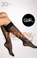 Podkolanówki Trendy Line 10 Nero Nero UNI Gatta Podkolanówki Trendy Line 10 Nero Nero UNI Gatta