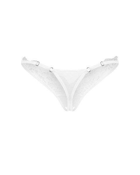 Stringi Arrowel White otwarte Biały L/XL Obsessive Stringi Arrowel White otwarte Biały L/XL Obsessive