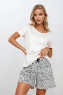 Piżama Impressive You Short Beige L Momenti Per Me Piżama Impressive You Short Beige L Momenti Per Me